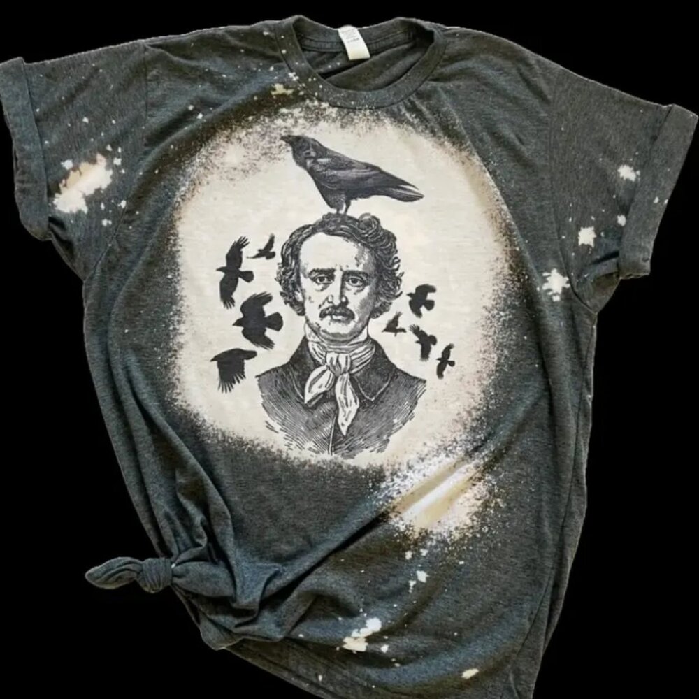 Poe Raven Bleached Tee